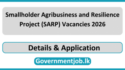 Smallholder Agribusiness and Resilience Project (SARP) Vacancies 2026