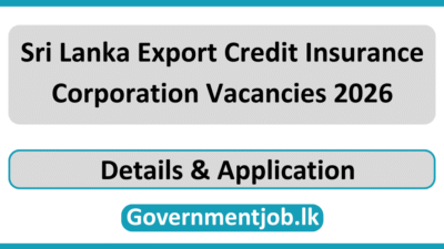 Sri Lanka Export Credit Insurance Corporation Vacancies 2026