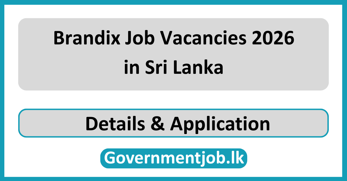 Brandix Job Vacancies 2026 in Sri Lanka
