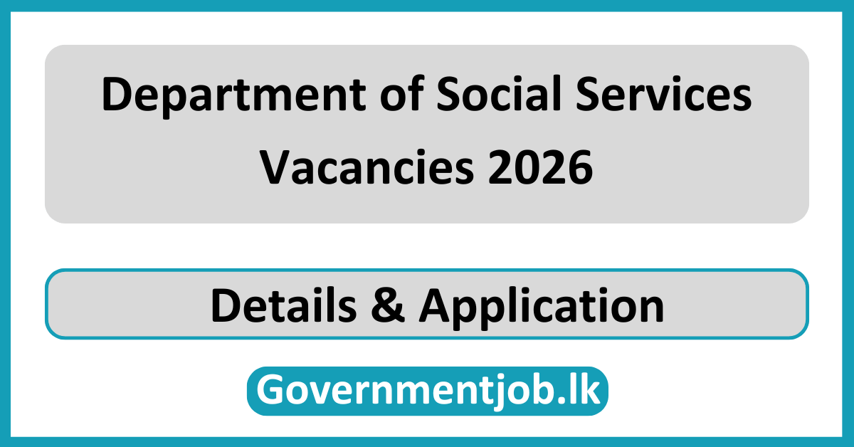 Department of Social Services Vacancies 2026