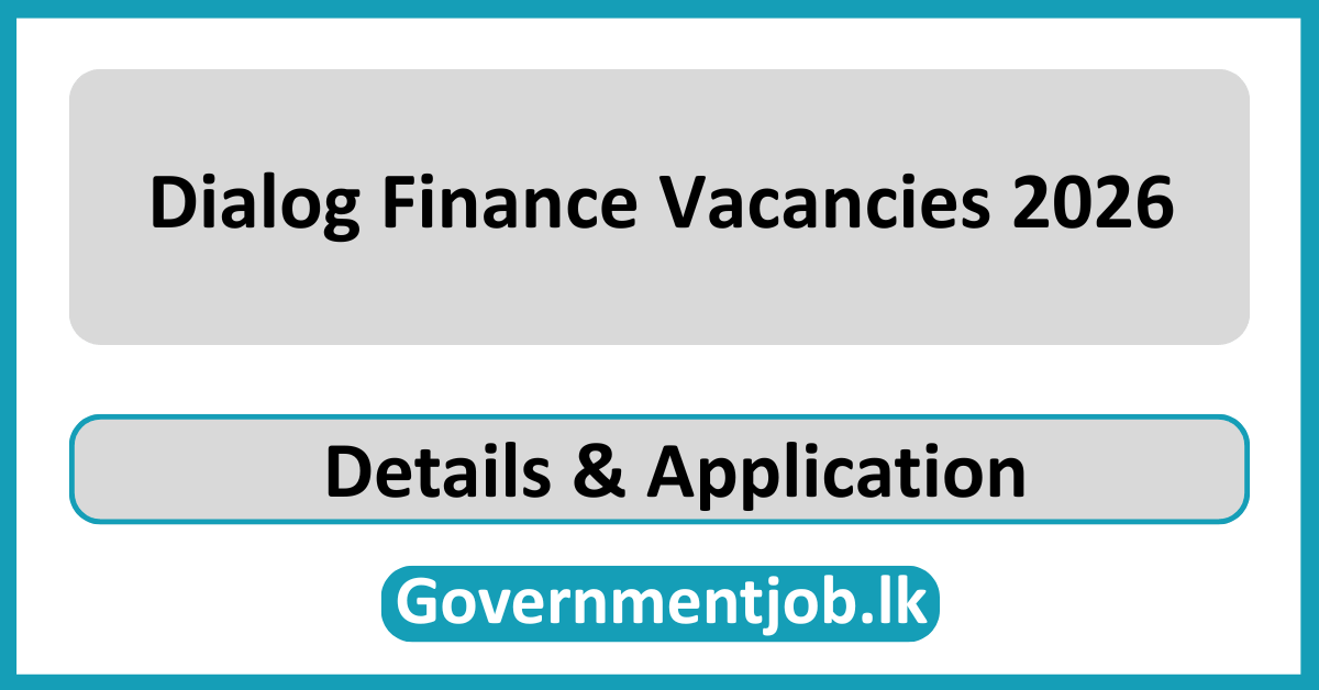 Dialog Finance Vacancies 2026