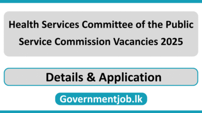 Health Services Committee of the Public Service Commission Vacancies 2025