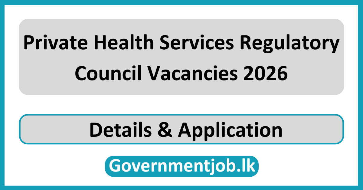 Private Health Services Regulatory Council Vacancies 2026