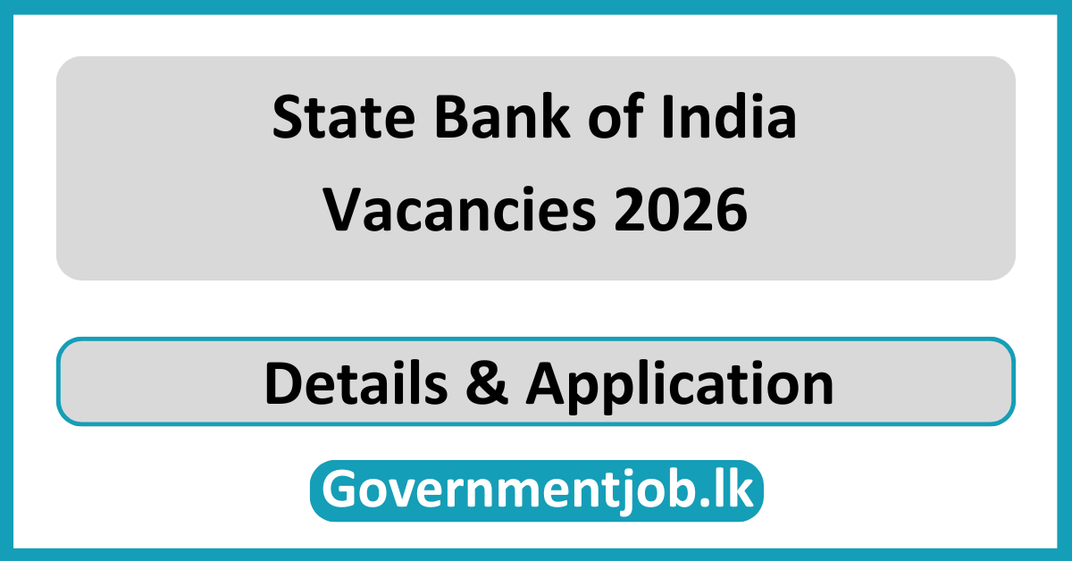 State Bank of India Vacancies 2026