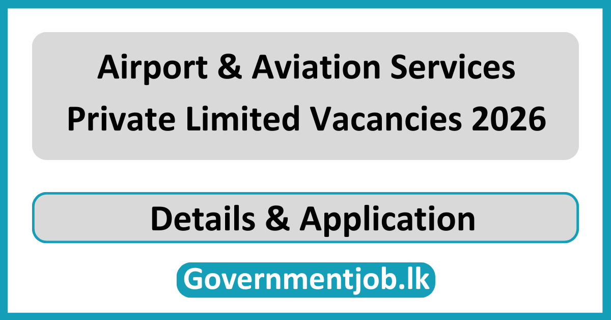 Airport & Aviation Services Private Limited Vacancies 2026