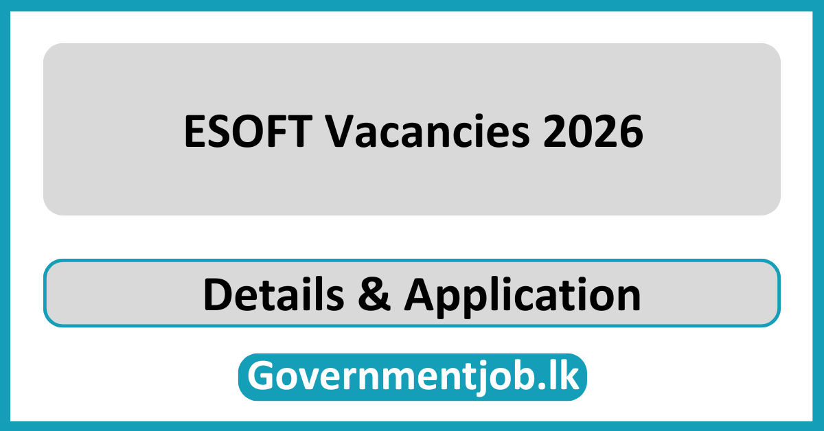 ESOFT Vacancies 2026