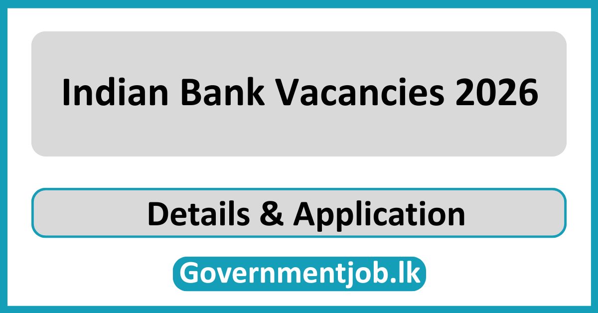 Indian Bank Vacancies 2026