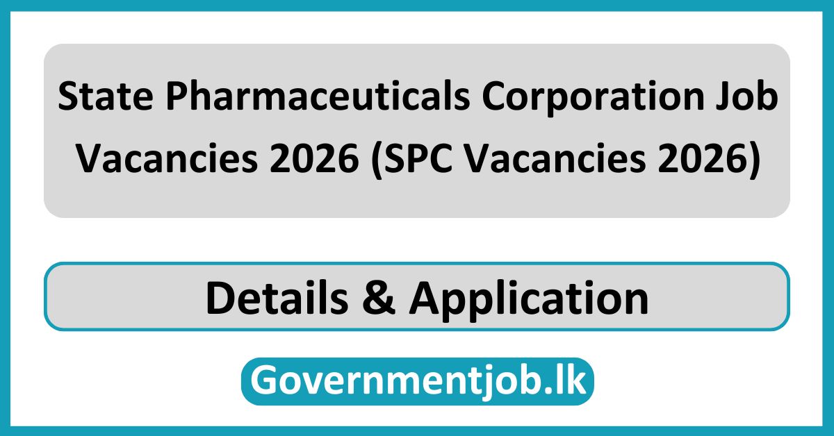 State Pharmaceuticals Corporation Job Vacancies 2026 (SPC Vacancies 2026)