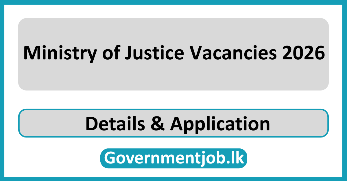 Ministry of Justice Vacancies 2026