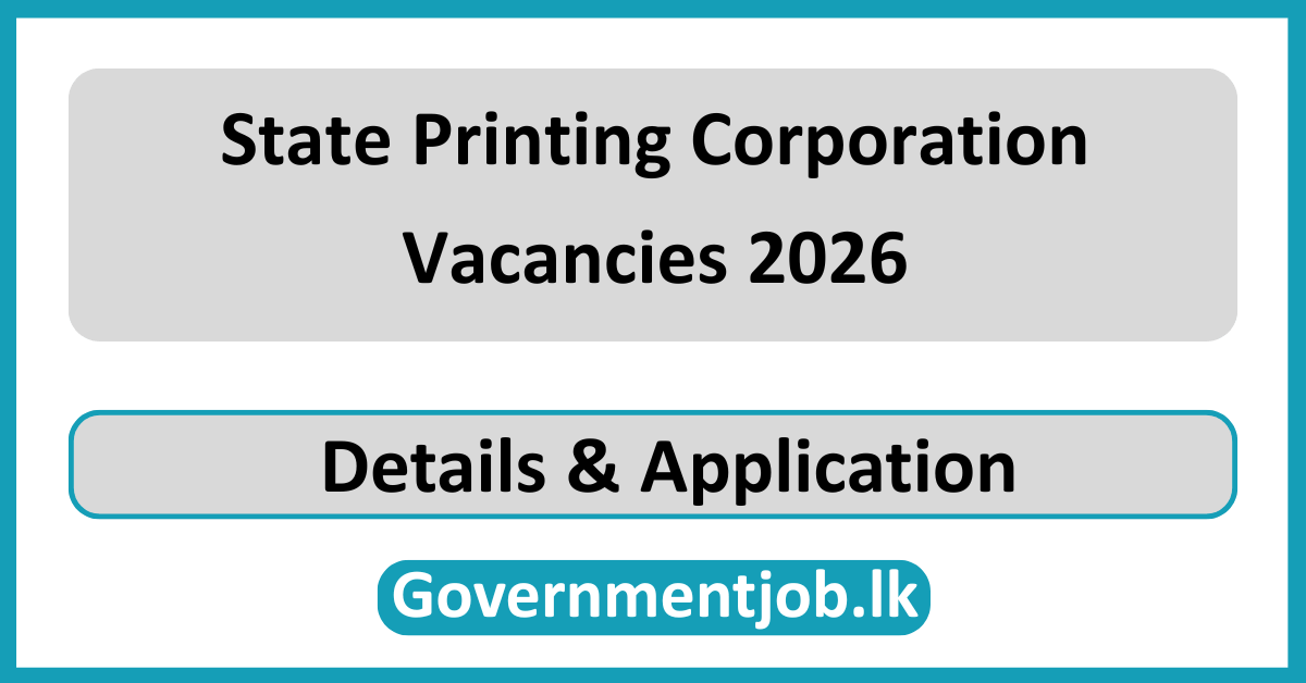 State Printing Corporation Vacancies 2026