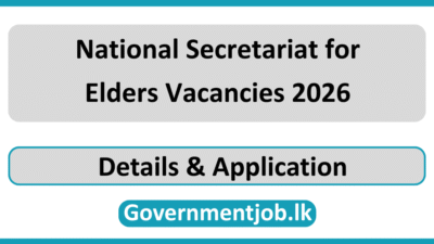 National Secretariat for Elders Vacancies 2026