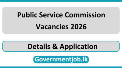 Public Service Commission Vacancies 2026