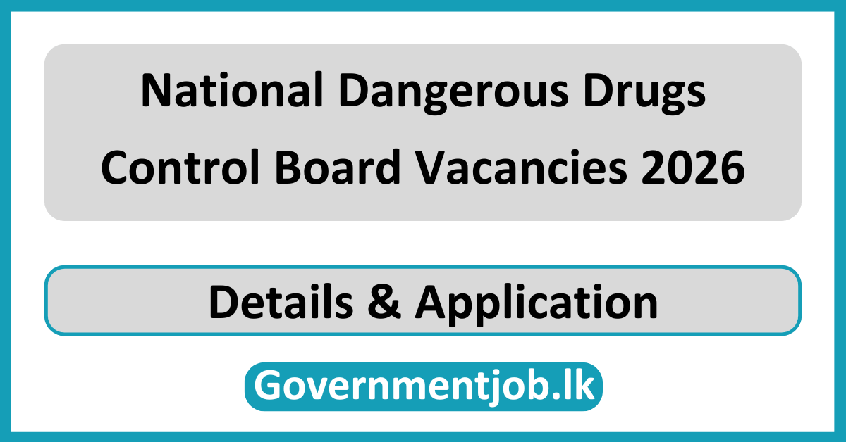 National Dangerous Drugs Control Board Vacancies 2026