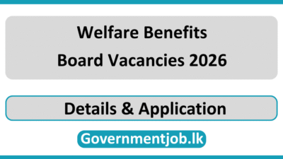 Welfare Benefits Board Vacancies 2026